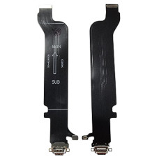 Шлейф для Xiaomi 15 Pro, конектора зарядки, мікрофона, з компонентами, High Copy