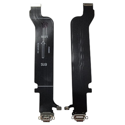 Шлейф для Xiaomi 15 Pro, конектора зарядки, мікрофона, з компонентами, High Copy