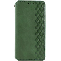 Чехол-книга Кожаный GETMAN Cubic Samsung Galaxy A36 5G / A56 5G, Зеленый