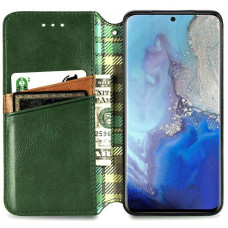 Чохол-книга шкіряний GETMAN Cubic Samsung Galaxy A36 5G / A56 5G, Зелений