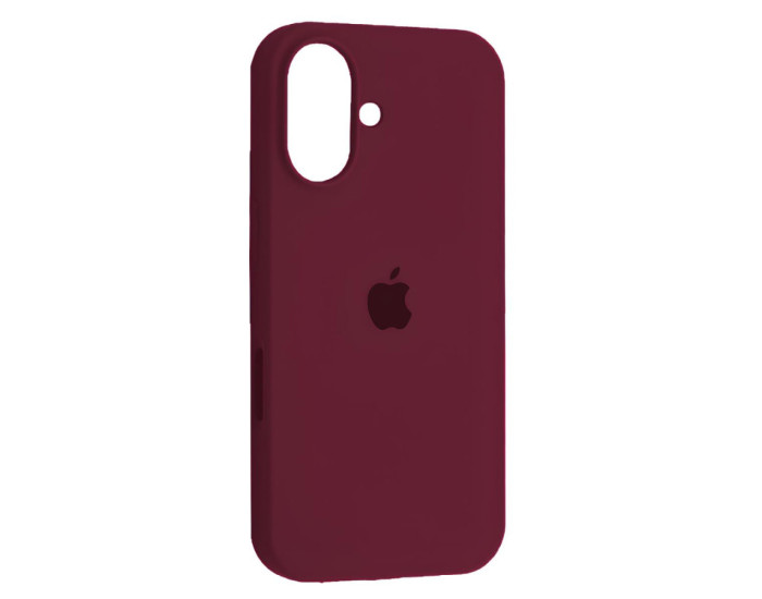 Чехол-силикон оригинал Full Soft Matte iPhone 17, Marsala