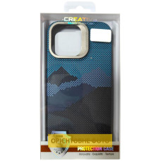 Чехол TPU Pixel Craft With Magsafe iPhone 17 Pro, Mountian Blue