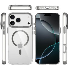 Чехол-силикон Space Case Apex with MagSafe Apple iPhone 17 Pro Max Grey