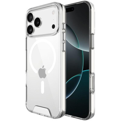 Чохол-силікон Space MagSafe Drop Protection iPhone 17 Pro Max Прозорий