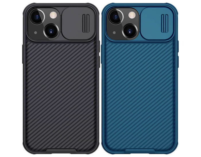 Карбоновая-накладка Nillkin Camshield Pro iPhone 13 / 14 Black
