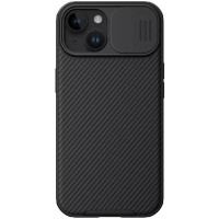 Карбоновая-накладка Nillkin Camshield Pro iPhone 15 Black
