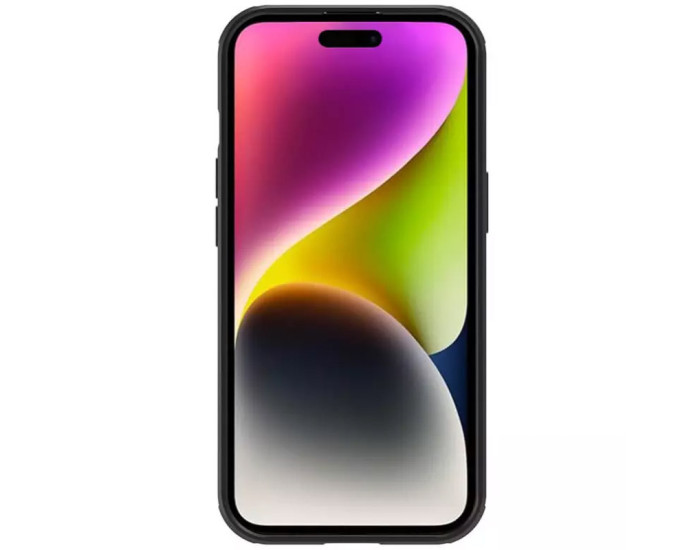 Карбоновая-накладка Nillkin Camshield Pro iPhone 15 Black