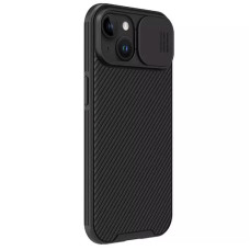 Карбоновая-накладка Nillkin Camshield Pro iPhone 15 Black