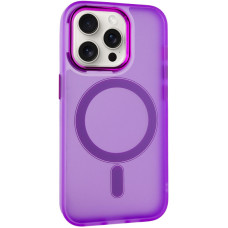 Чехол-силикон TPU+PC Lily with MagSafe iPhone 14 Pro Max. Purple