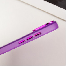 Чехол-силикон TPU+PC Lily with MagSafe iPhone 14 Pro Max. Purple
