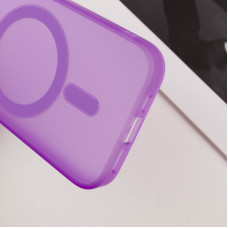 Чехол-силикон TPU+PC Lily with MagSafe iPhone 14 Pro Max. Purple