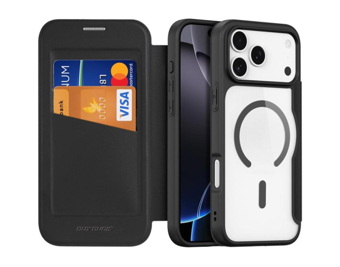 Чохол-книга Dux Ducis Skin X Pro with MagSafe Apple iPhone 17 Pro Max (Black)