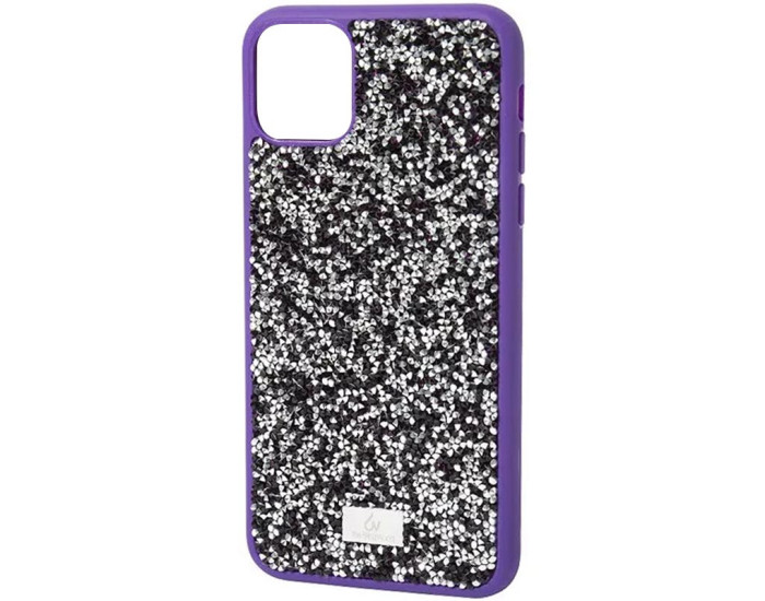 Чехол-силикон Bling World Rock Diamond iPhone 14 Plus / 15 Plus Violet