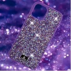 Чехол-силикон Bling World Rock Diamond iPhone 14 Plus / 15 Plus Violet