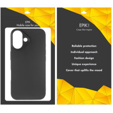Чехол-силикон Epik Apple iPhone 16 Plus Прозрачный