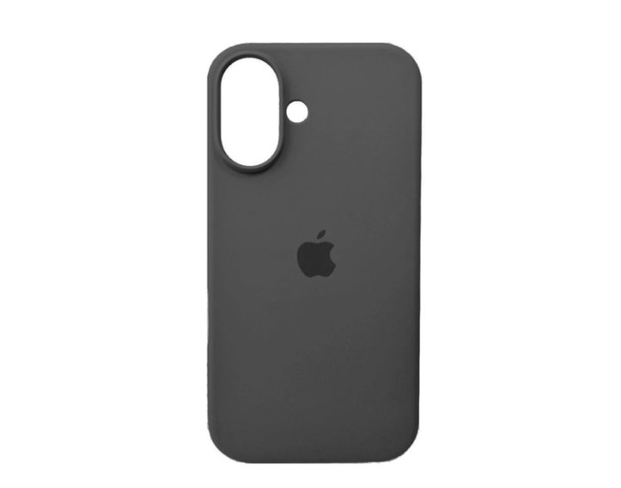 Чехол-силикон оригинал Full Soft Matte iPhone 17, Dark grey