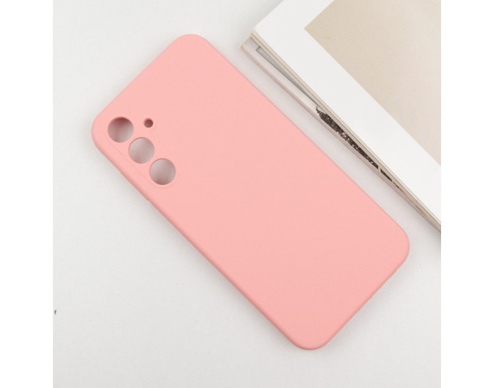 Чохол-силікон Silicone Lakshmi Full Camera Samsung A54 5G A546 Рожевий / Pink Sand