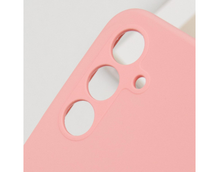 Чохол-силікон Silicone Lakshmi Full Camera Samsung A54 5G A546 Рожевий / Pink Sand