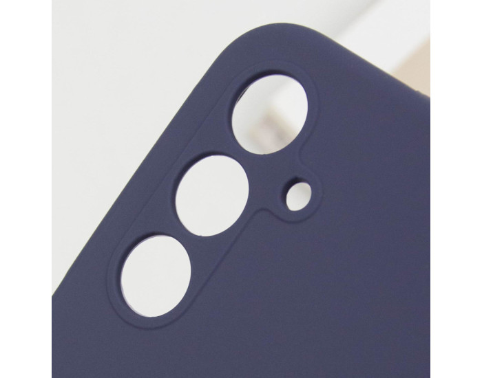 Чохол-силікон Silicone Lakshmi Full Camera Samsung A54 5G A546 Midnight blue