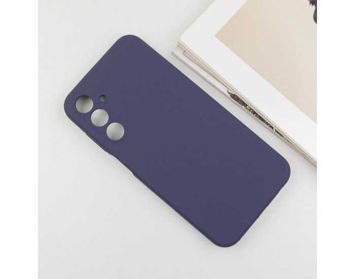 Чохол-силікон Silicone Lakshmi Full Camera Samsung A54 5G A546 Midnight blue