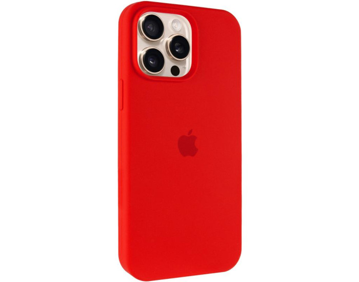 Чехол-силикон оригинал Full Soft Matte iPhone 15 Pro Max, Red