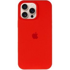Чехол-силикон оригинал Full Soft Matte iPhone 15 Pro Max, Red