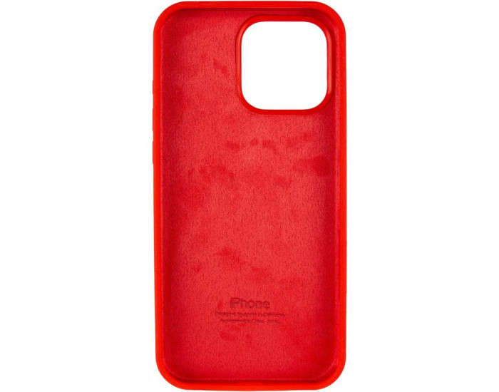 Чехол-силикон оригинал Full Soft Matte iPhone 15 Pro Max, Red