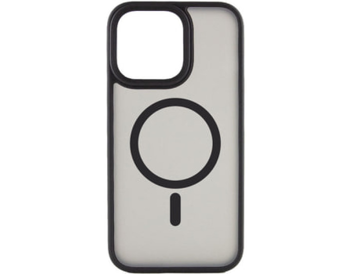 Чехол-силикон Metal Buttons with MagSafe Apple iPhone 16 Pro Max, Черный
