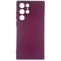 Чехол-силикон Cover Lakshmi Full Camera Samsung S908 S22 Ultra Бордовый / Marsala
