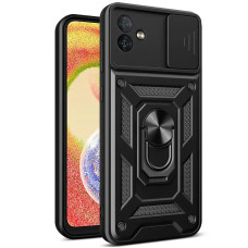 Чехол-Ударопрочный Camshield Serge Ring Samsung A07 Черный