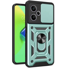 Чохол-Ударостійкий Camshield Serge Ring Xiaomi Redmi 13 4G/Poco M6 4G, Зелений