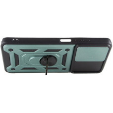 Чехол-Ударопрочный Camshield Serge Ring Xiaomi Redmi 13 4G/Poco M6 4G, зеленый