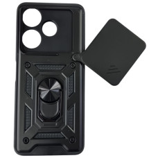 Чохол-Ударостійкий Camshield Serge Ring Xiaomi Redmi 13 4G/Poco M6 4G, чорний