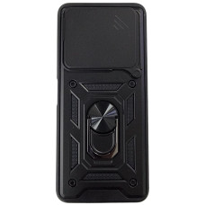Чехол-Ударопрочный Camshield Serge Ring Xiaomi Redmi 13 4G/Poco M6 4G, черный