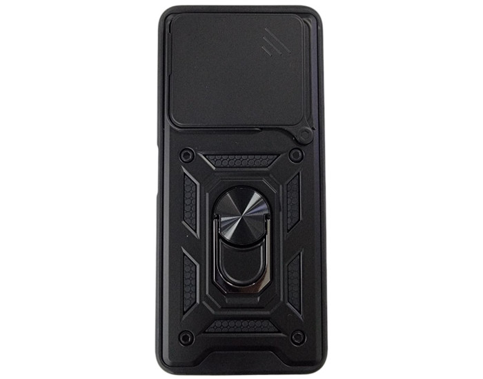 Чехол-Ударопрочный Camshield Serge Ring Xiaomi Redmi 13 4G/Poco M6 4G, черный