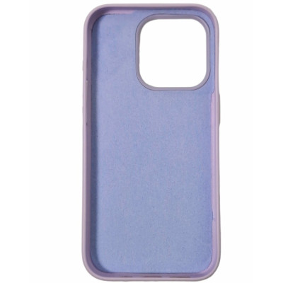 Чохол Leather Case MagSafe iPhone 13 Pro Max бузковий