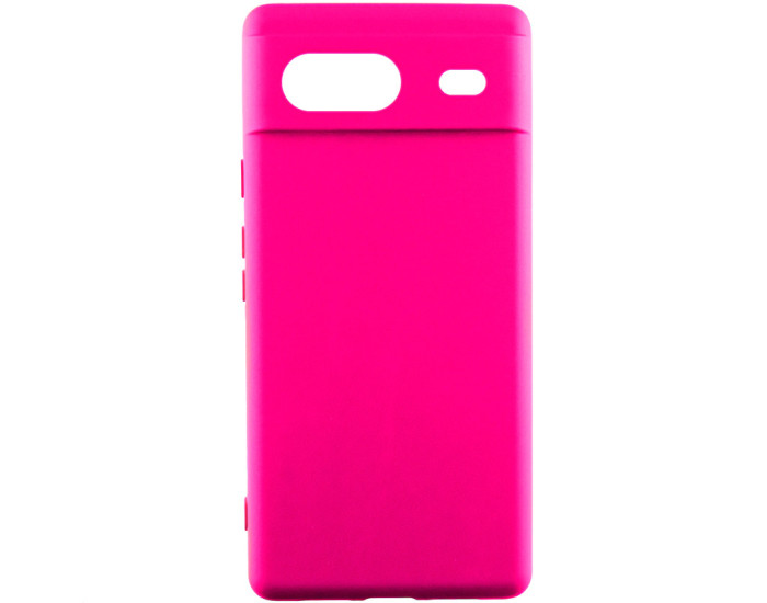 Чохол-силікон Silicone Lakshmi Full Camera With MagFit Google Pixel 8A, Barbie Pink