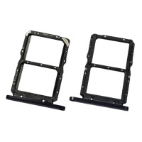 Держатель SIM-карты для Huawei Honor 20/20s, Huawei Nova 5T, dual sim, черный