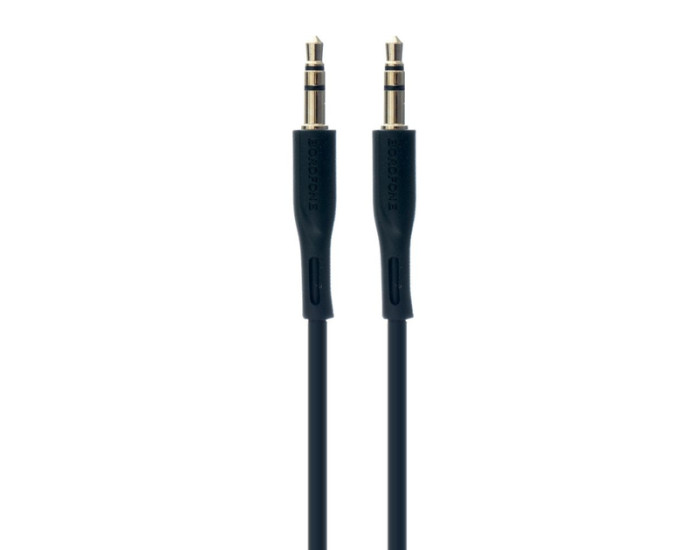 Кабель AUX 3,5"-3.5" Borofone BL1 1m, чорний