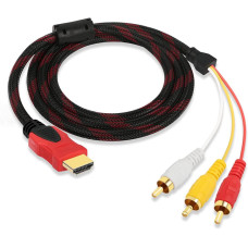 Кабель HDMI to 3RCA RGB (1.5m)