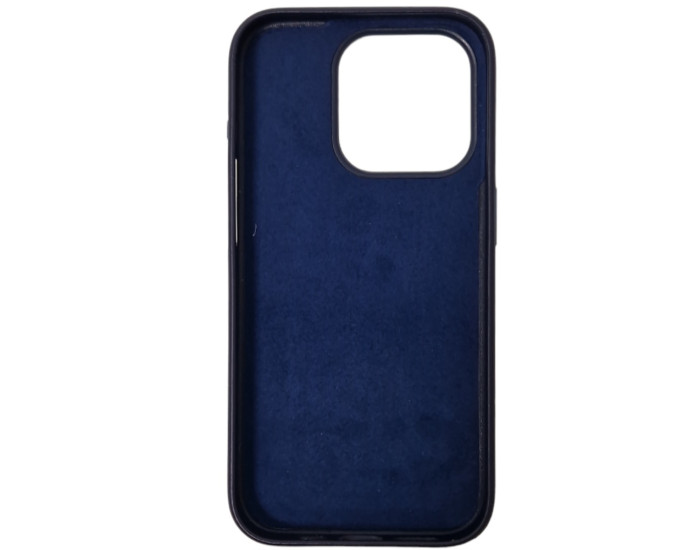 Чохол шкіряний Leather Case with MagSafe iPhone 14 Pro Max, Midnight