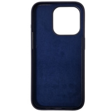 Чехол кожаный Leather Case with MagSafe iPhone 14 Pro, Violet