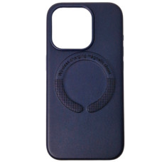 Чохол Leather Case with MagSafe iPhone 15 Pro Violet
