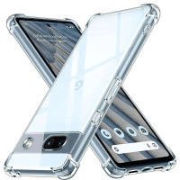 Чехол-силикон Getman усиленные углы Google Pixel 7, Прозрачный