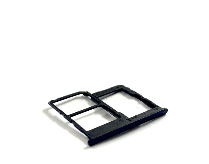 Держатель SIM-карты для Sаmsung A01 Core /A013 /M01 Core /M013, черный Dual sim