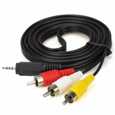 Кабель AUX 3.5mm/3RCA (1.5m) good
