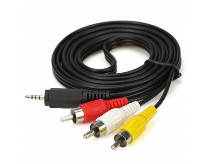 Кабель AUX 3.5mm/3RCA (1.5m) good