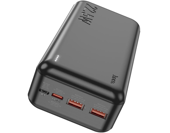 Портативна батарея (Power Bank) Hoco J101B Astute 22.5W 30000mAh, Black