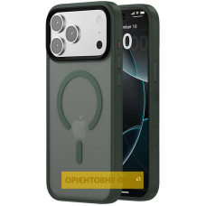 Чехол-силикон Ummi Colorful with MagSafe iPhone Air (Зеленый/Dark Green)