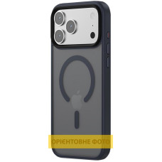 Чехол-силикон Ummi Colorful with MagSafe iPhone Air (Синий/Navy Blue)